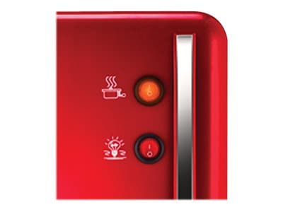 UNOLD 48535 Retro - Popkornmaker - 300 W - red metallic/transparent