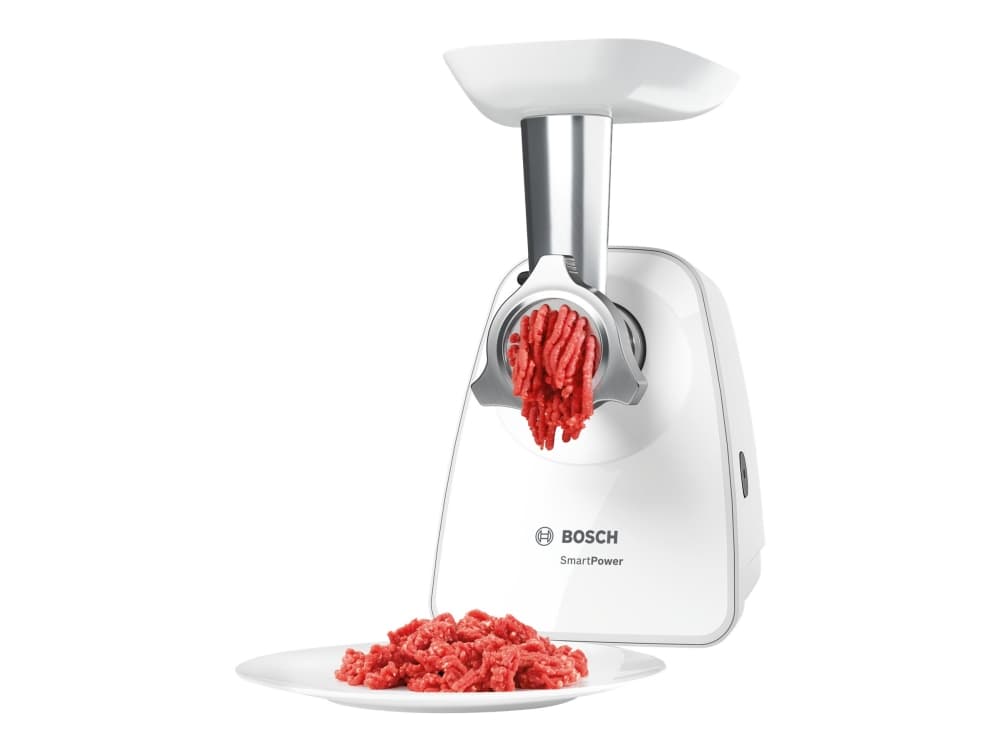 Bosch MFW2520W köttkvarn 1500 W Rostfritt stål, Vit