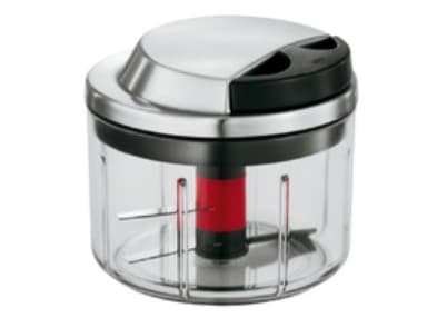 RÖSLE 16272, Sort, Rød, Rustfrit Stål, Transparent, Plastik Minihakker 120 mm, 13 cm