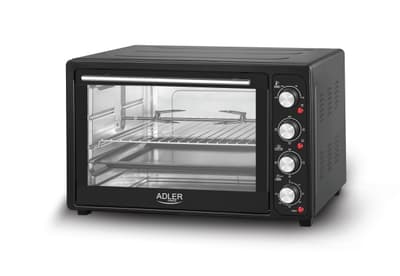 Elektrine krosnele Mini orkaite Adler AD 6010 (2000W, juodos spalvos)