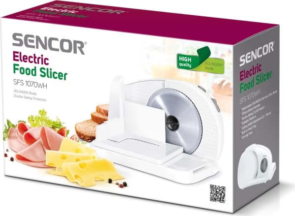 Sencor SFS 1000WH, Elektrisk, 1,5 cm, Grå, Vit, Plast, 1 mm, 17 cm