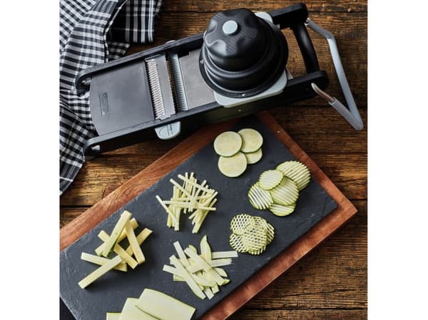 de Buyer La Mandoline Swing Plus - Mandoline slicer - 44.5 x 19.5 x 15 cm - svart