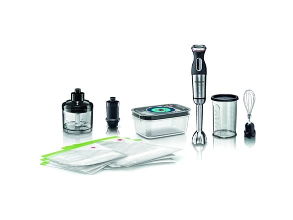 Bosch MS8CM61V5 MaxoMixx Hand Blender, 1000 W, Material jar(s) Plastic, Black/Stainless steel