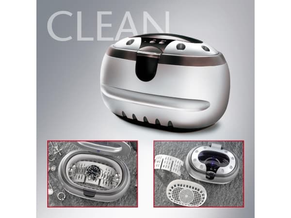 Caso Caso Ultra Sonic Cleaner, Cleaning for jewelry, razors, glasses, Volume 570ml, Silber - 01500
