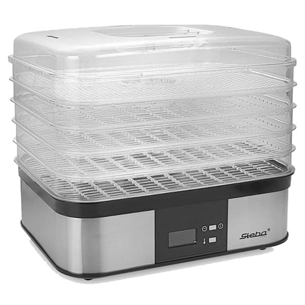 Steba ED 5 - Livsmedelstork - 350 W - rostfritt stål/svart