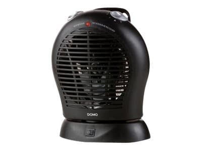 Domo DO7324F, Sähkökäyttöinen lämpötuuletin, Sisätila, Lattia, Musta, Rotaatio, 2000 W