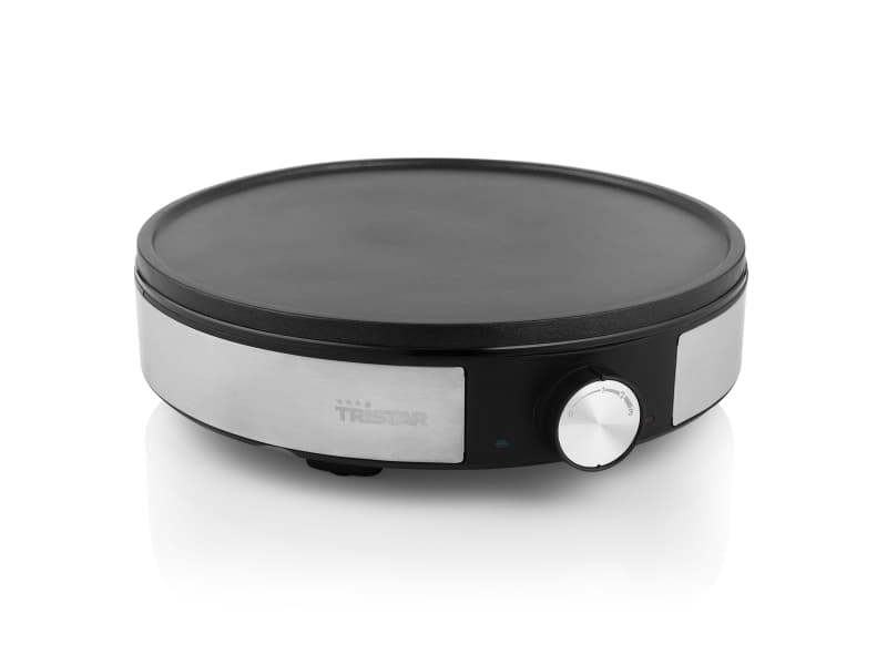 Tristar BP-2638 crepejärn 1 crepe/-s 1200 W Svart, Rostfritt stål