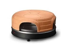 Emerio Pizzarette, 1 pizza/pizzor, Svart, Brun, 1100 W, 220 - 240 V, 50 / 60 hz