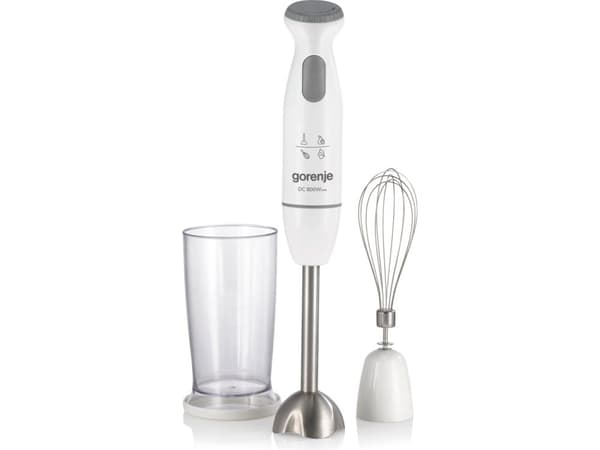 Gorenje HBC802QW, Stavmixer, 0,5 l, 1,3 m, 800 W, Vit
