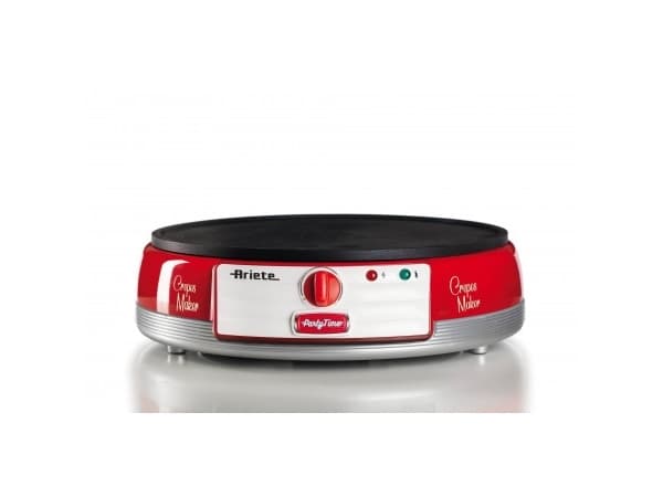 Ariete Party Time 0202 - Crepe maker - 1 kW - röd
