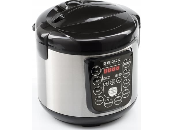 Brock Electronics MC 1005, 5 l, 700 W, Sort, Rustfritt stål, Plast, Rustfritt stål, LED, Knapper