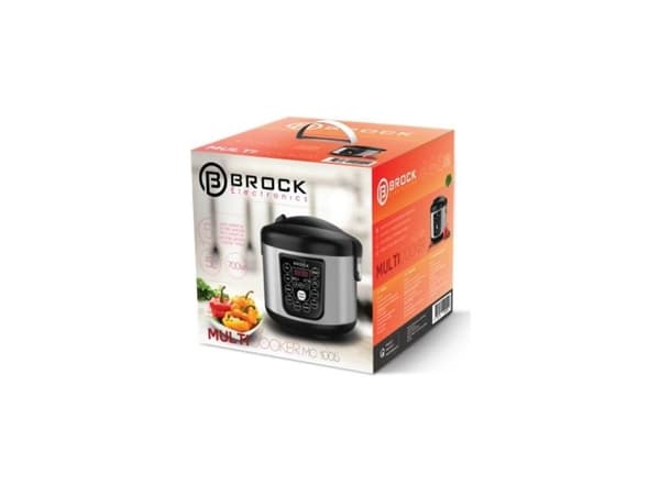 Brock Electronics MC 1005, 5 l, 700 W, Sort, Rustfritt stål, Plast, Rustfritt stål, LED, Knapper