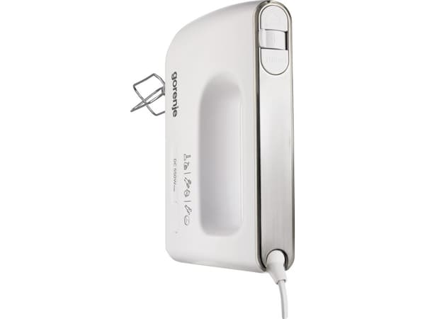 Gorenje M550CSDC, Handmixer, Vit, Mixning, 1,3 m, Knappar, Rotations-, DC