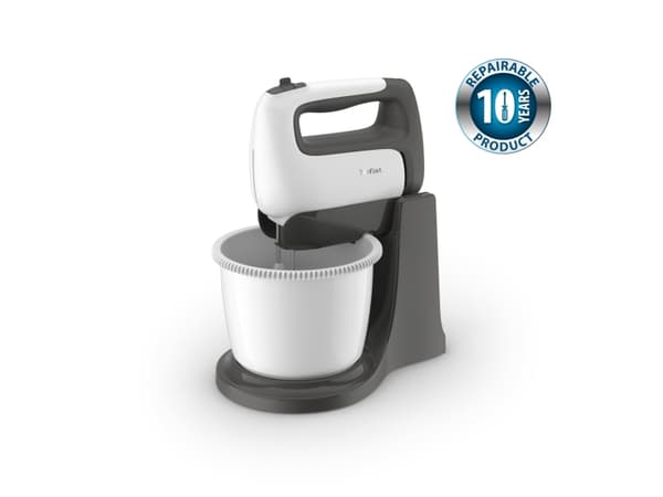 Tefal Prep''Mix+ HT4641, Elektrisk visp, Grå, Hvit, Elte, Miksing, 2,5 l, Metall, 500 W