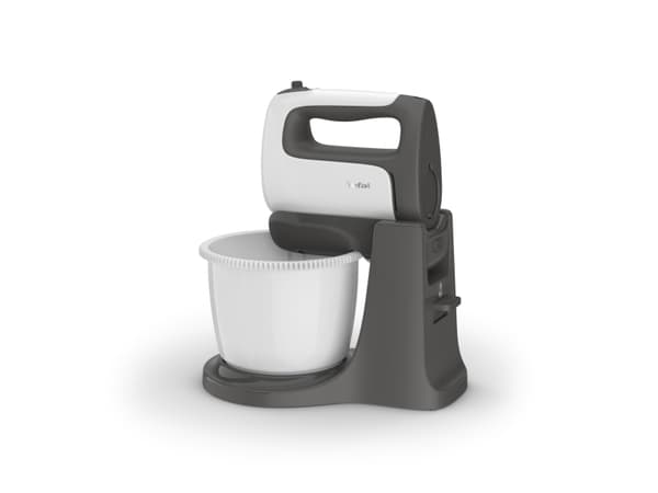 Tefal Prep''Mix+ HT4641, Elektrisk visp, Grå, Hvit, Elte, Miksing, 2,5 l, Metall, 500 W