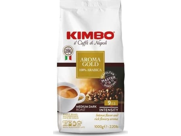 Kimbo Aroma Gold 1 kg - kaffebønner