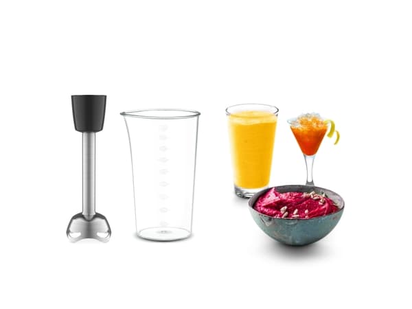 Tefal Powermix Silence HT6525, Handmixer, Röd, Mixning, Metall, 500 W, 7,6 mm