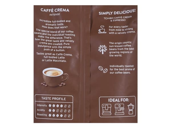 Kaffebønner Tchibo Cafe Crema Intense 1 kg