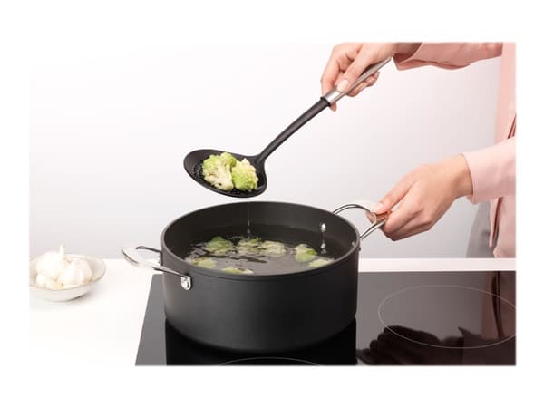 Brabantia 260285, 4 kpl, Musta, Satiini teräs