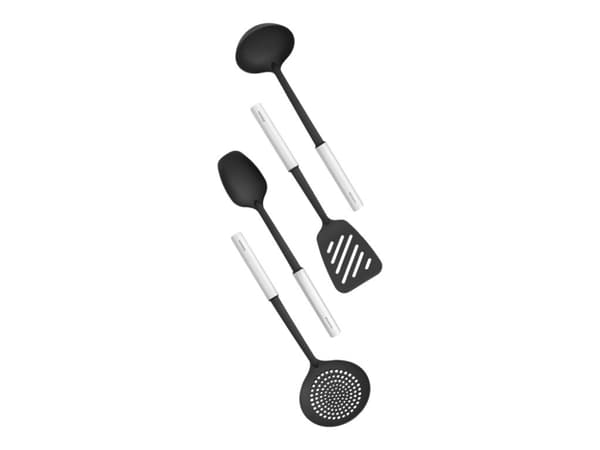 Brabantia 260285, 4 kpl, Musta, Satiini teräs