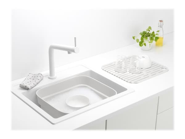 Brabantia Sink Side - Dishwashing bowl - 37.4 x 34.4 x 16.1 cm - lysegrå