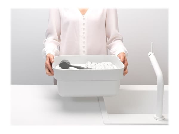 Brabantia Sink Side - Dishwashing bowl - 37.4 x 34.4 x 16.1 cm - lysegrå