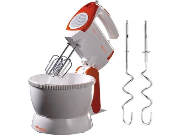 Ariete 1565/11, Elektrisk visp, Rød, Hvit, Miksing, 2,4 l, Jekk, Plast