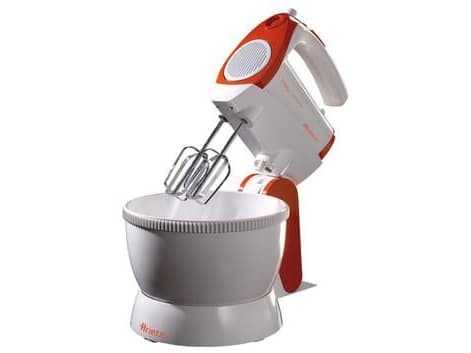 Ariete 1565/11, Elektrisk visp, Rød, Hvit, Miksing, 2,4 l, Jekk, Plast
