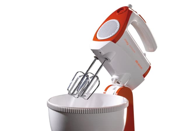 Ariete 1565/11, Elektrisk visp, Rød, Hvit, Miksing, 2,4 l, Jekk, Plast