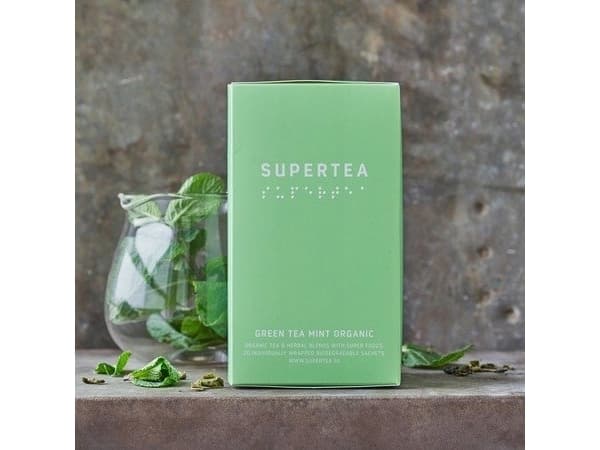 Teministeriet Teministeriet - Supertea Green Tea Mint Organic - Herbata 20 Torebek