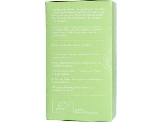 Teministeriet Teministeriet - Supertea Green Tea Mint Organic - Herbata 20 Torebek