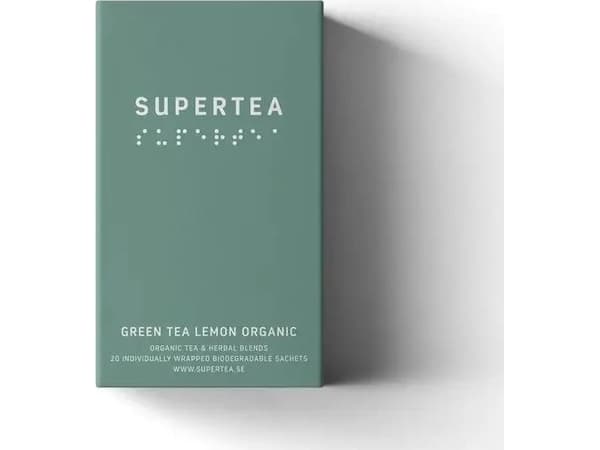 Teministeriet Teministeriet - Supertea Green Tea Lemon Organic - Herbata 20 Torebek