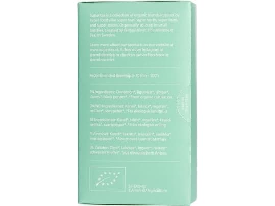 Teministeriet Teministeriet - Supertea Cinnamon Ginger Detox - Te 20 poser