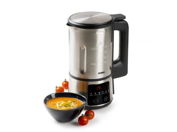Domo DO727BL, 900 W, Rustfritt stål, Rustfritt stål, Rustfritt stål, 1,2 l, Blenderstil