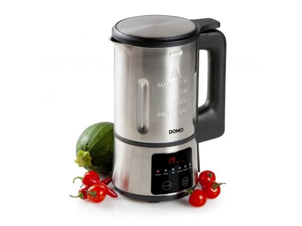 Domo DO727BL, 900 W, Rustfritt stål, Rustfritt stål, Rustfritt stål, 1,2 l, Blenderstil