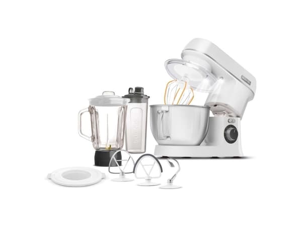 Sencor STM 3750WH-EUE3, Stativmixer, Vit, Vispning, Knådning, Mixning, Omrörning, 4 l, Rotations-, Rostfritt stål