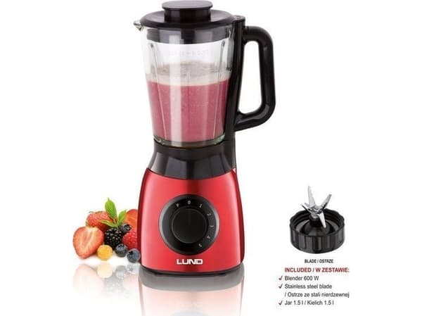 Toya Yato Mixer 600W Red, SZKLANY universal