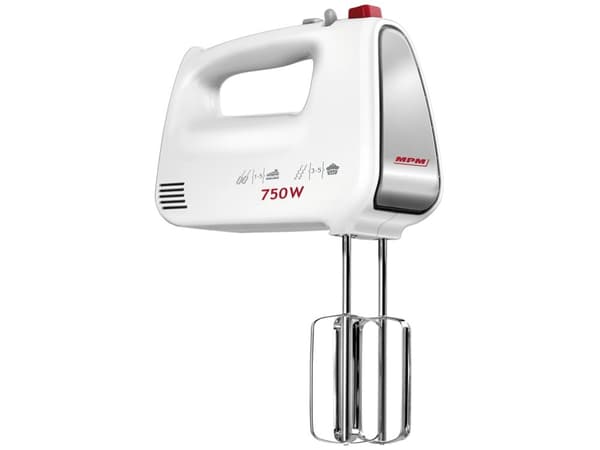 MPM MMR-19, Käsisekoitin, Valkoinen, Vaivaus, Sekoitus, Sekoittaminen, Painikkeet, 500 W, 220 - 240 V