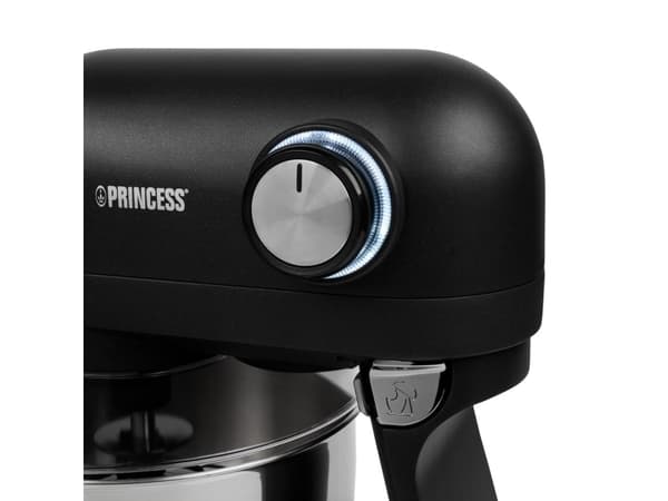 Princess 220137, 5 l, Sort, Rotasjon, Blending, Hakking, Elte, Miksing, 0,8 m, Aluminium