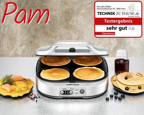 Rommelsbacher PC 1800, 4 creep(er), Sølv, Plast, 13,5 cm, Knapper, 1800 W