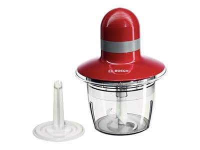 Bosch MMR08R2 - Chopper - 0.8 liter - 400 W - röd/grå Grå, Röd