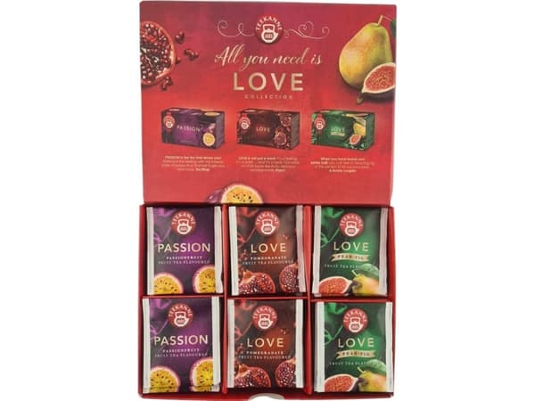 Teekanne Tea Love Collection - 3 teer - 30 poser totalt
