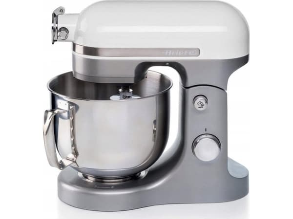 Ariete 1589, Seisova tehosekoitin, Ruostumaton teräs, Valkoinen, Vaivaus, Vaivaus, Sekoitus, 5,5 L, Alumiini, Ruostumaton teräs