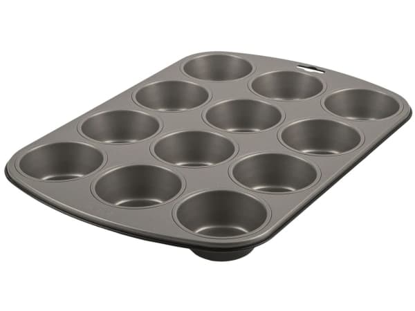 Tefal Easybake J1745074, Muffin mould, Rektangulær, Flat overflate, Grå, Kull stål, Grå