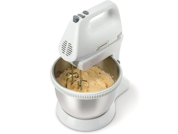 Kenwood Electronics HMP34A0WH, Elektrisk visp, Hvit, Miksing, 3,4 l, Knapper, Plast
