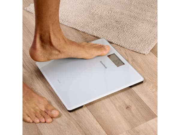 Taurus Inception, Elektronisk personvekt, 180 kg, Lyseblå, 3 kg, kg/lb, firkant
