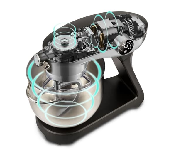 G3 Ferrari G20137, Stativmixer, Svart, Rostfritt stål, Vispning, Knådning, Mixning, 8 l, Röra, Metall