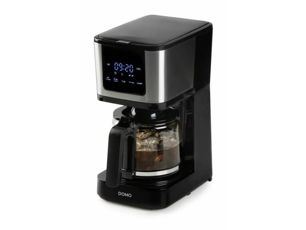 Domo My Favorite kaffe, Drypp kaffemaskin, 1,25 L, Malt kaffe, 900 W, Svart