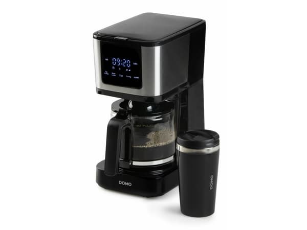 Domo My Favorite kaffe, Drypp kaffemaskin, 1,25 L, Malt kaffe, 900 W, Svart
