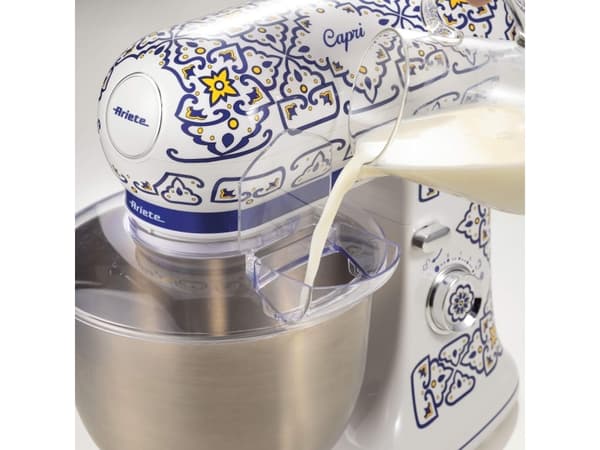 Ariete 1588/0C, Stativmixer, Blå, Multifärg, Knådning, Mixning, 5,5 l, Rotations-, Rostfritt stål